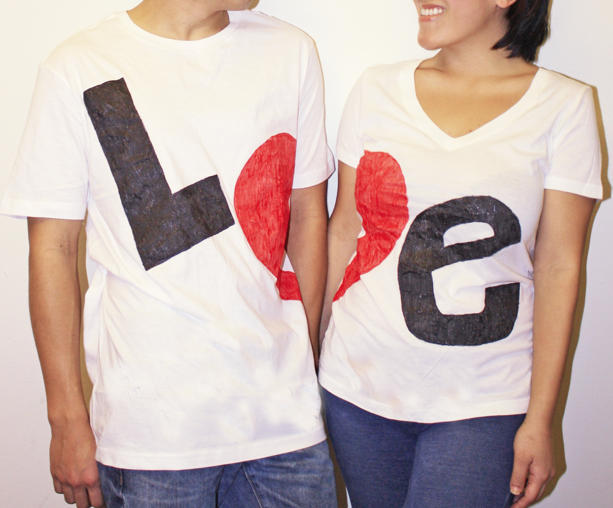 t shirts for couples designs