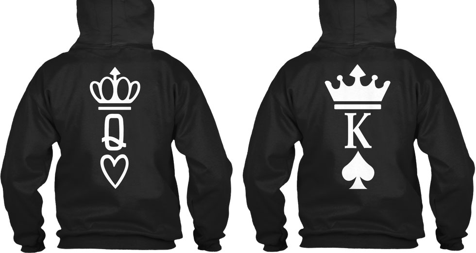 Poker Concept Queen and King