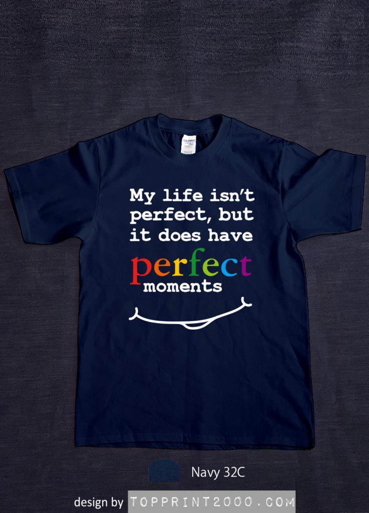 Perfect Moments T恤 Design - Navy 色