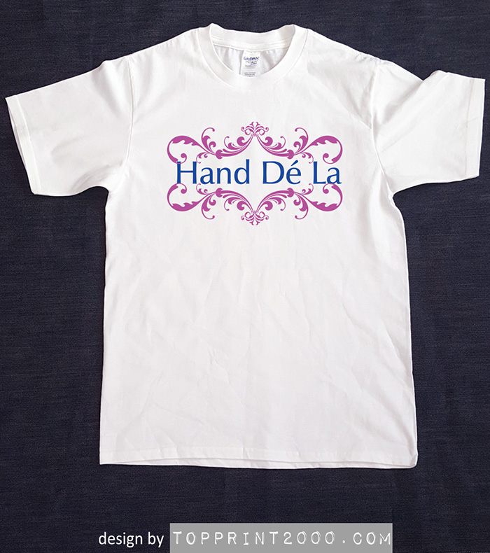 「Hand Dé La」Tee 白色