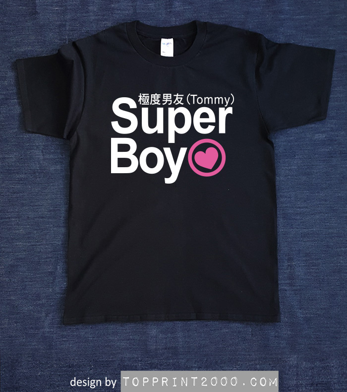 SuperBoy-黑色TEE