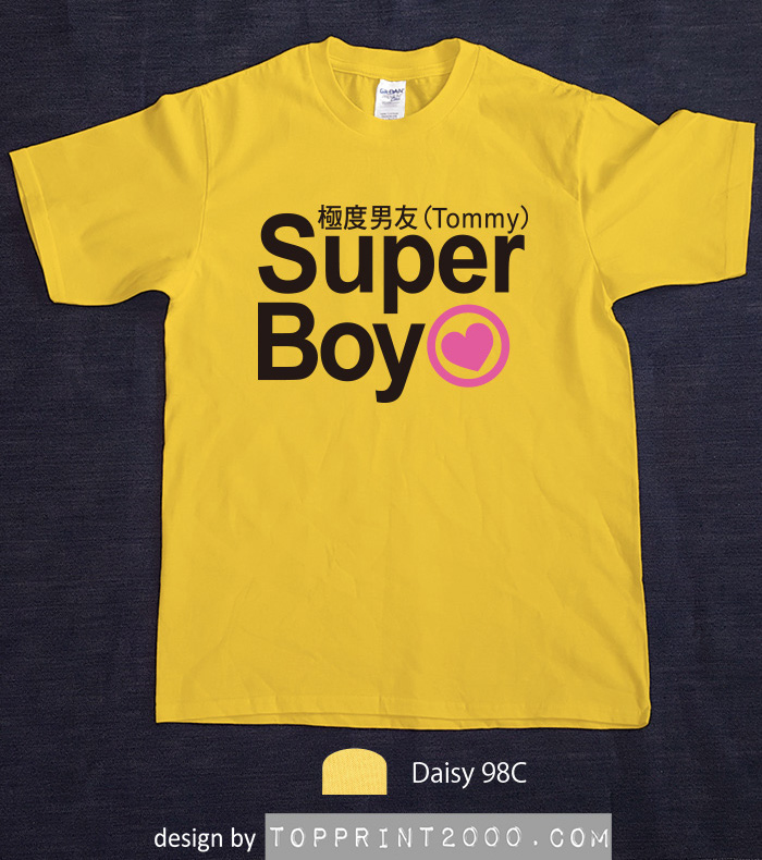 SuperBoy-黃色TEE