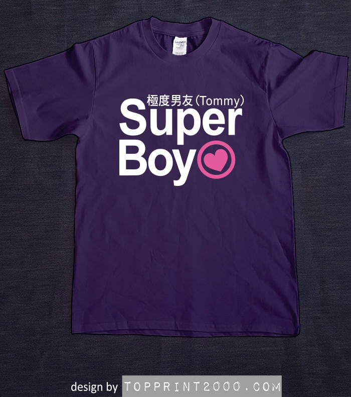 SuperBoy-紫色TEE