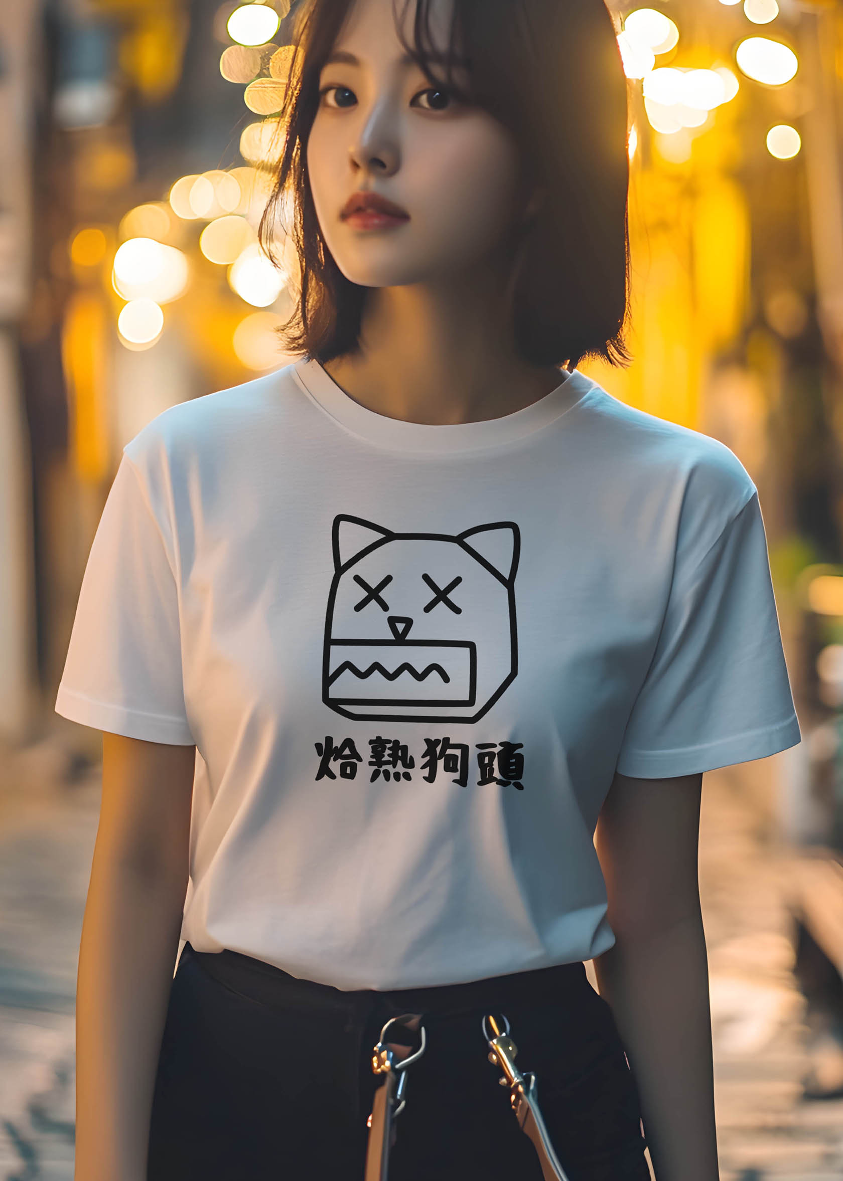 烚熟狗頭 香港Tee