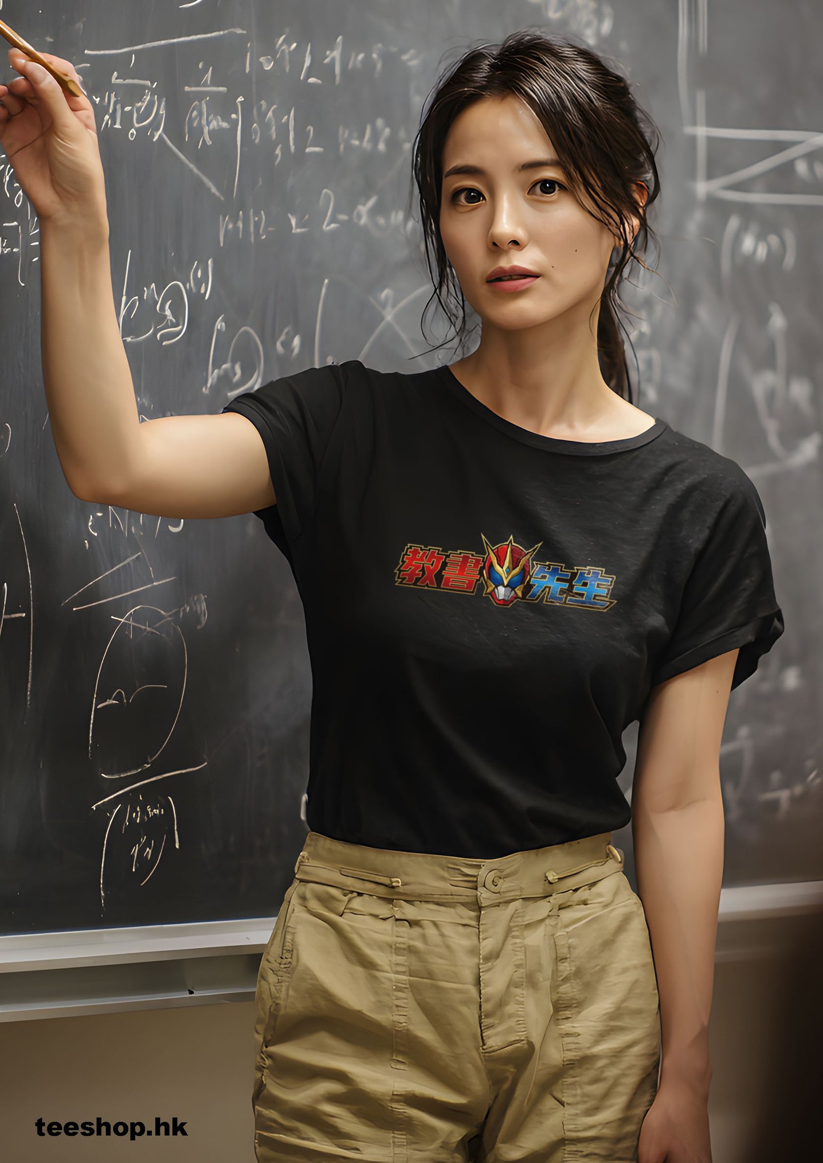 教書先生 - 黑 tee