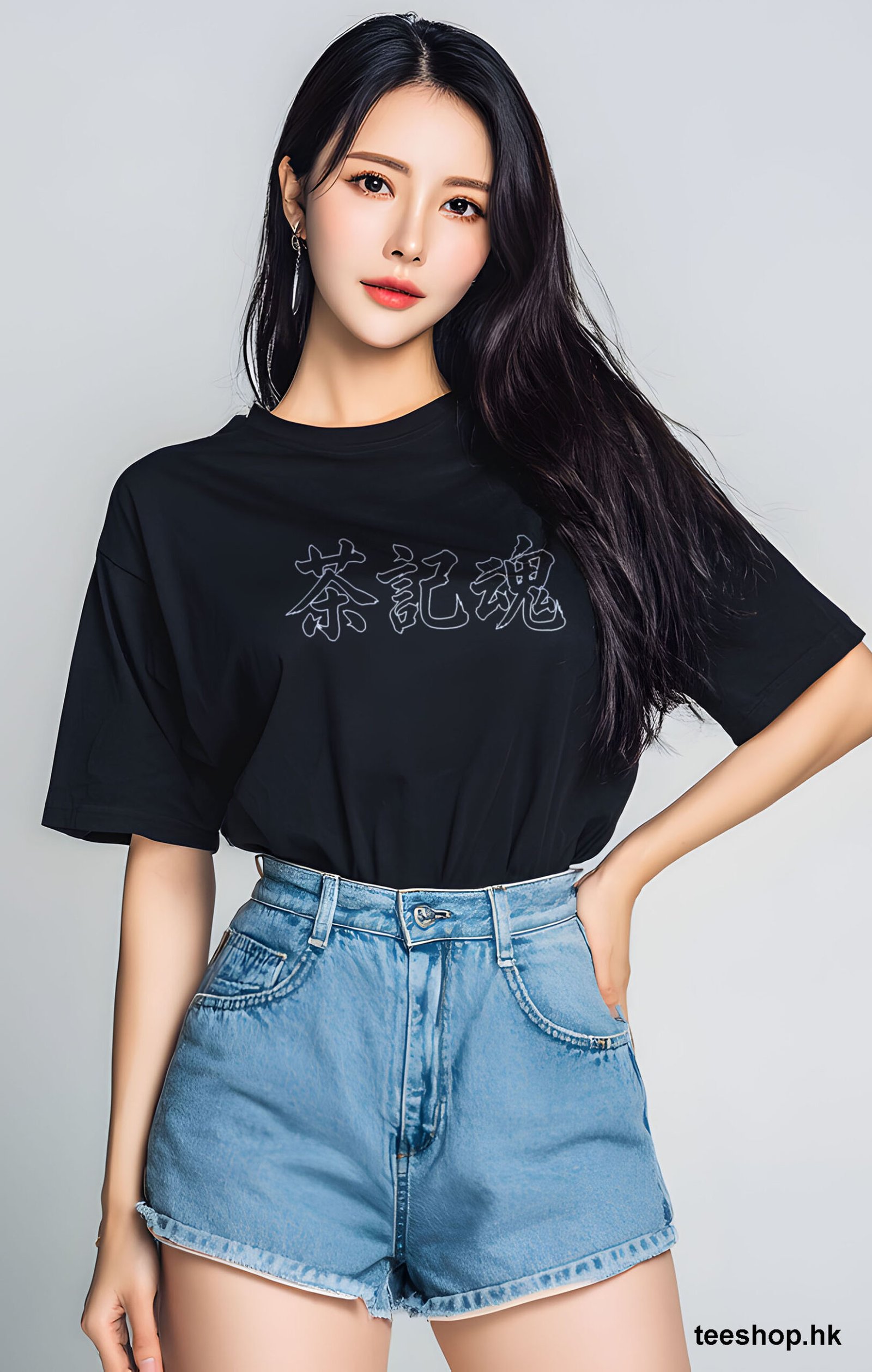 茶記魂 - 黑tee
