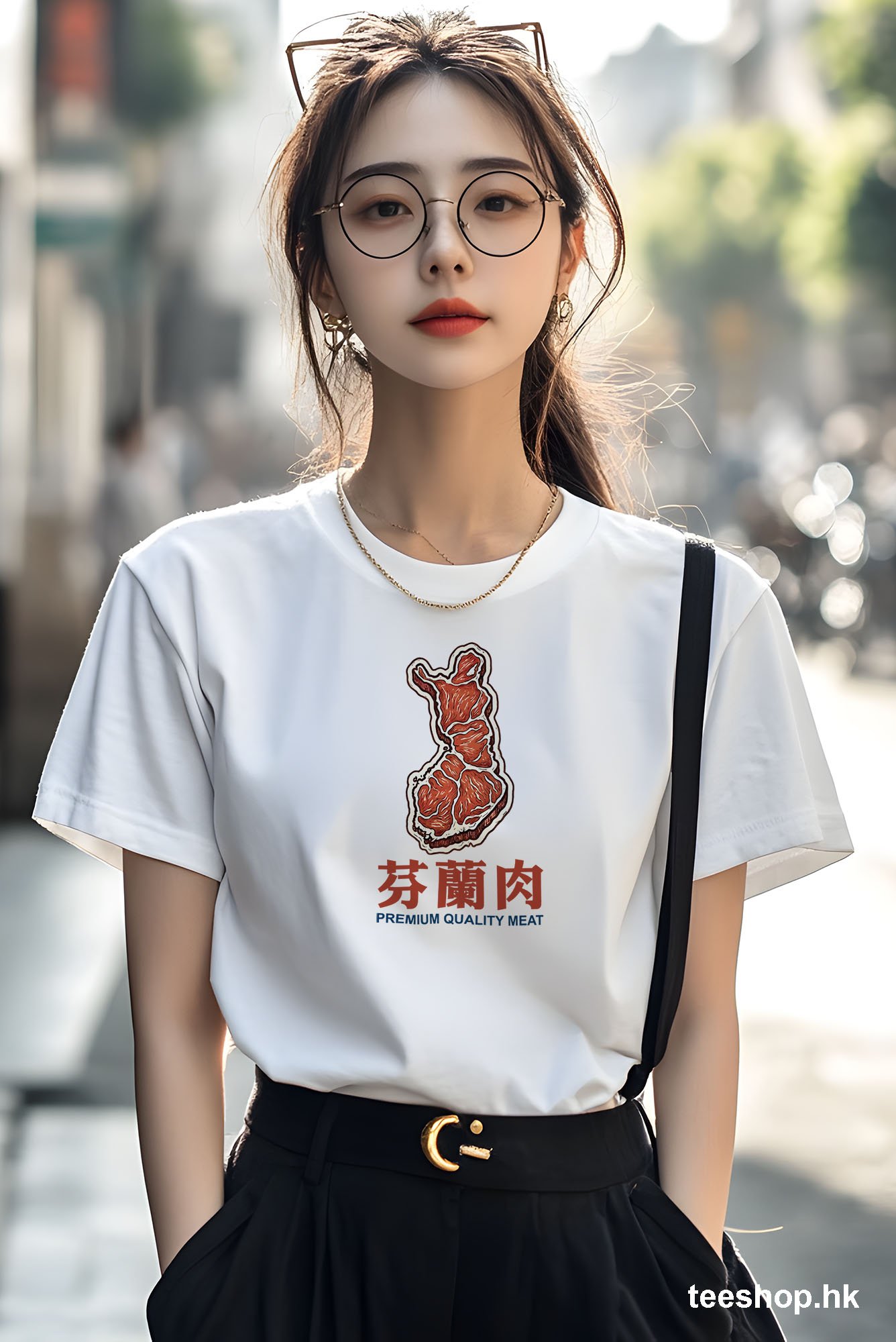 芬蘭肉 Tee 設計