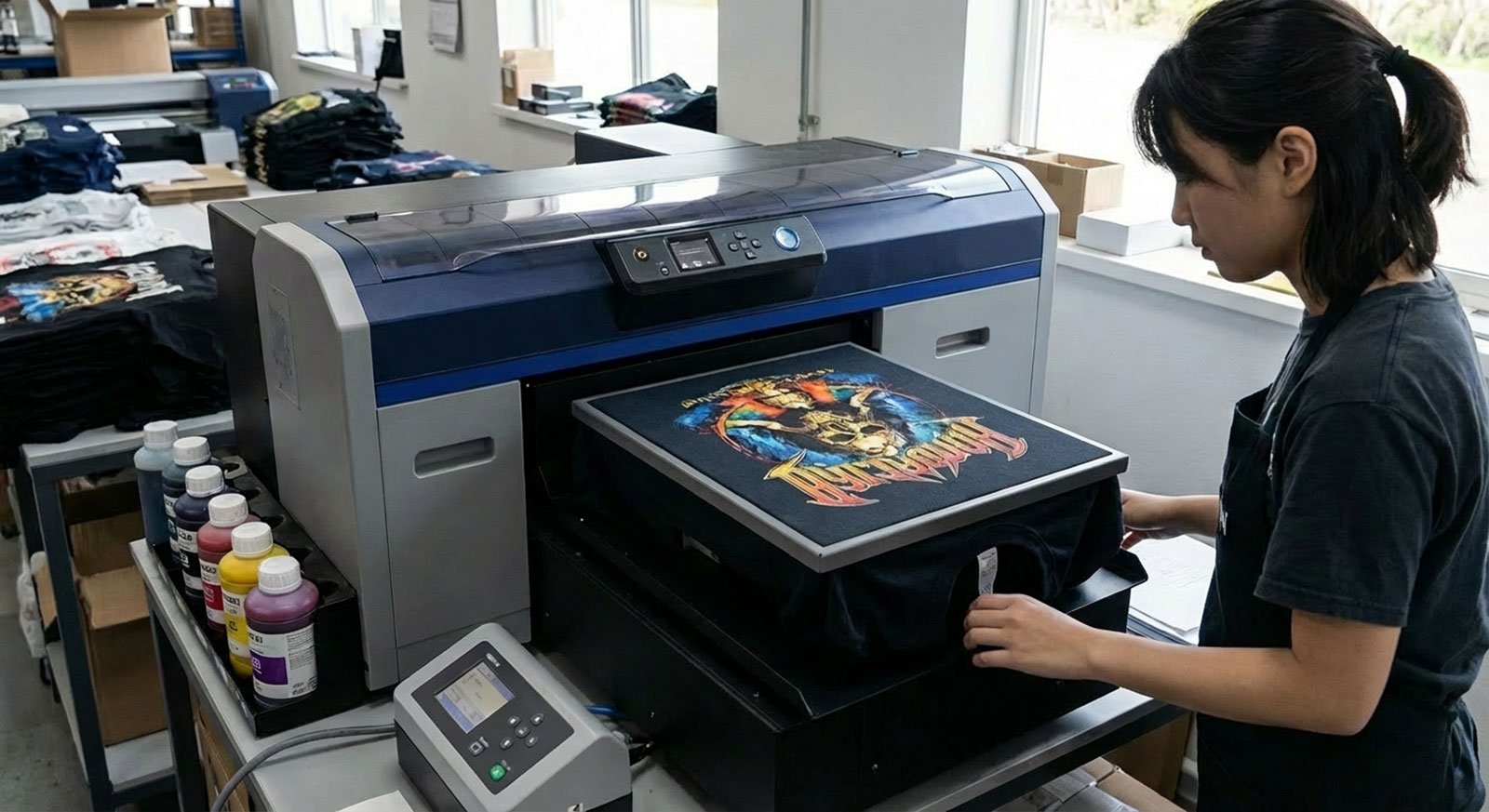 數碼印Tee機操作