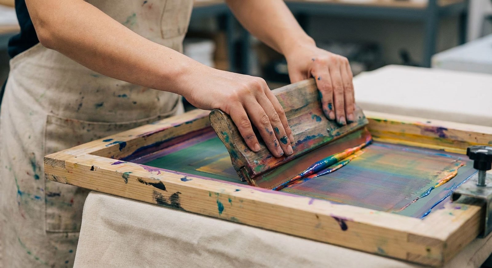 絲網印刷印 T 恤